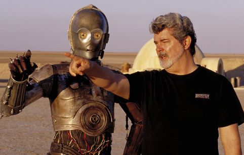 Lucas s C3PO (azaz Anthony Daniels)